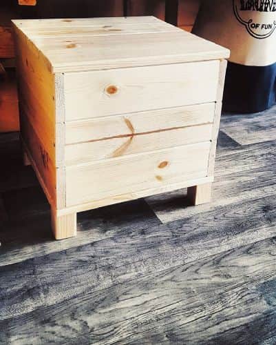 ההדום כאשר הוא פתוח