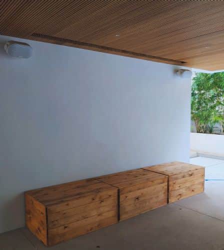 ארגז אחסון נפתח מעץ מלא