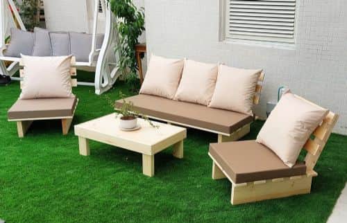 פינת זולה 3+1+1 ושולחן